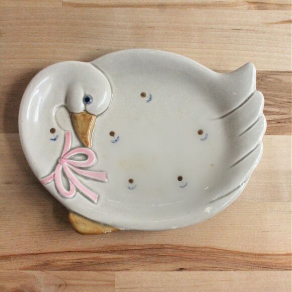 Vintage Otagiri Goose Spoon Rest - Picture 1 of 2